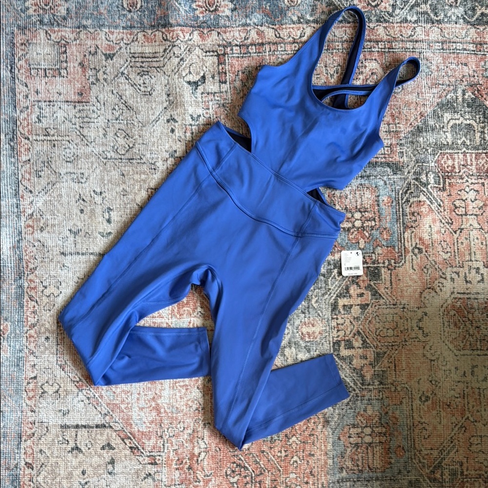 NWT FP Movement Blue Jumpsuit